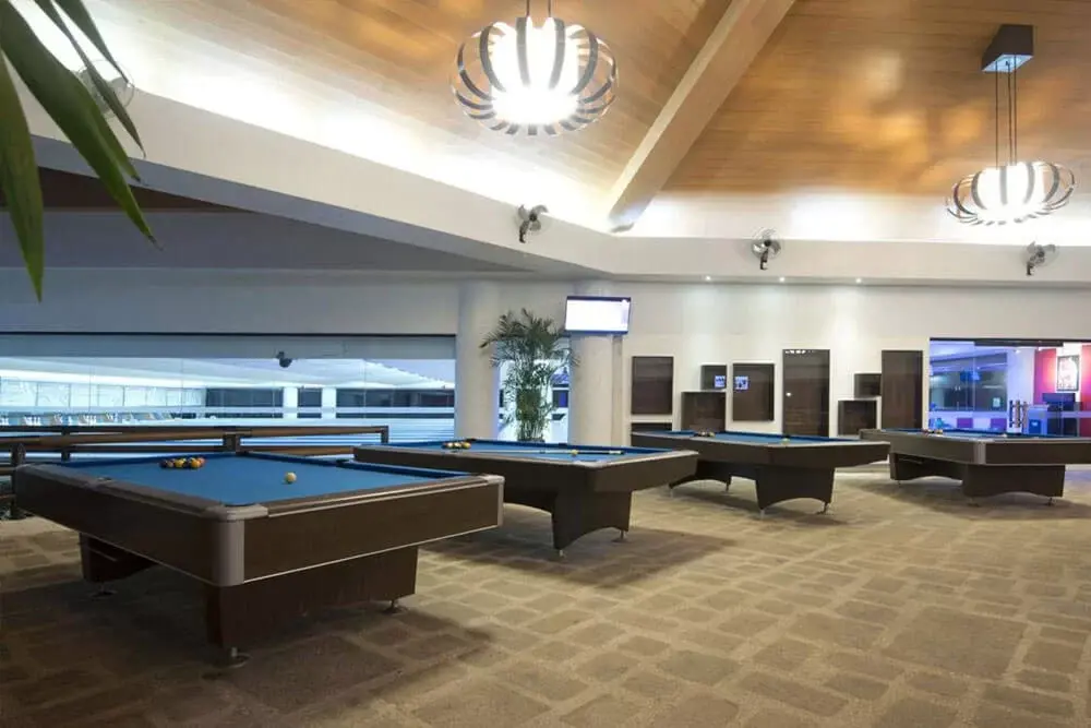Billiards hall recreation area