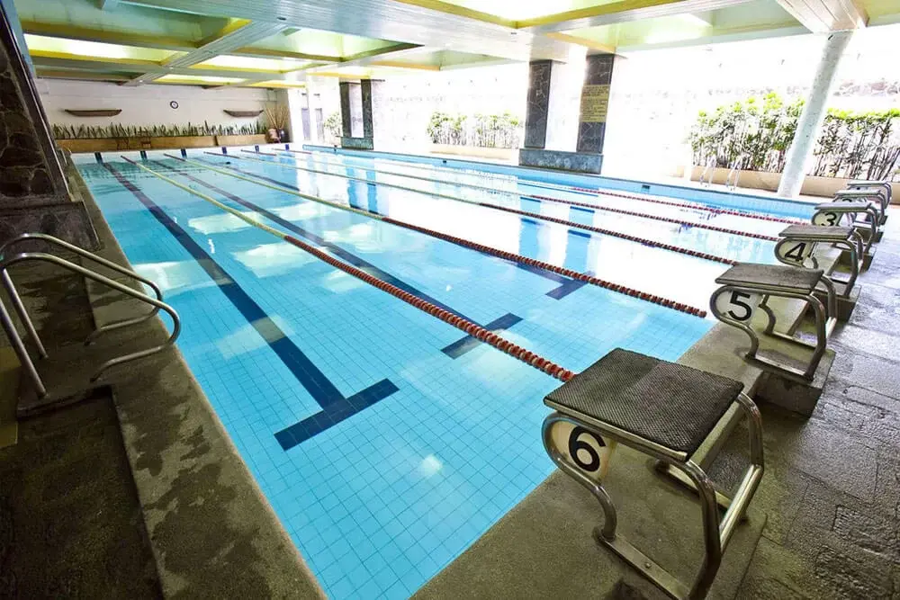 Heated indoor lap pool