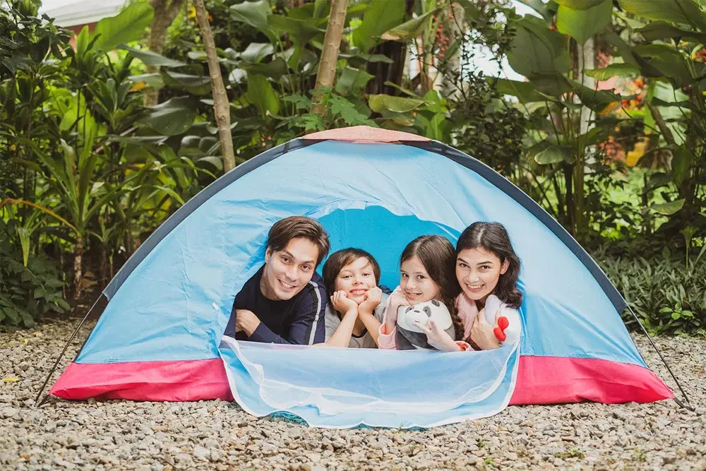 Camp Highlands tents