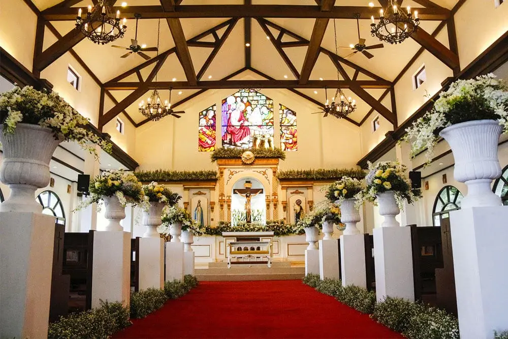 Madre de Dios Chapel ceremony setting