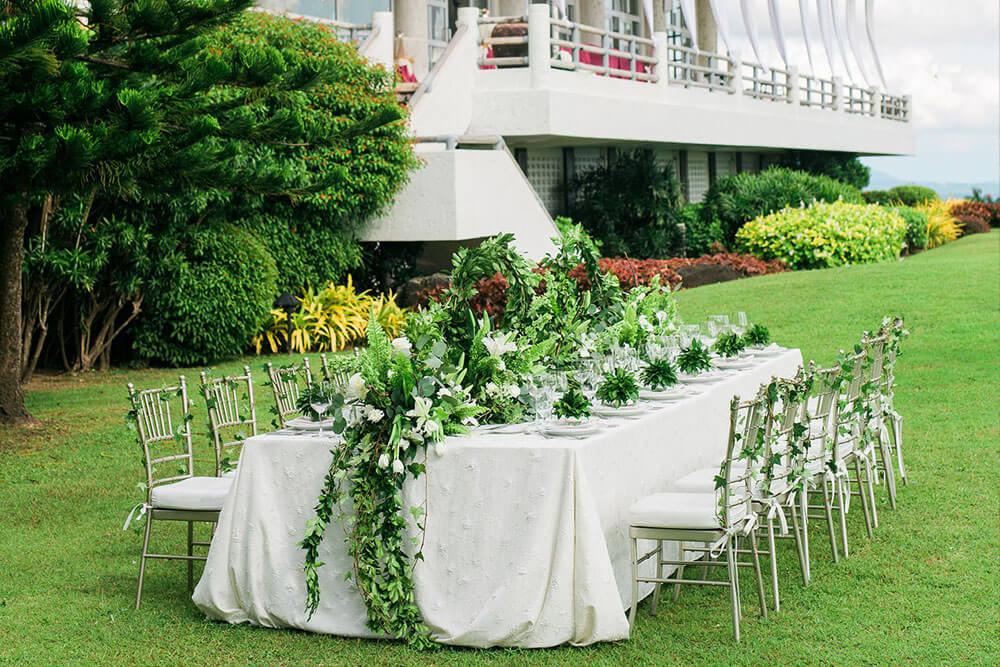 Midlands Lawn ceremony setting